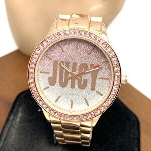 Juicy By Juicy Couture Women's Watch JC/5004 Quartz Pink Rose Gold Tone Steel